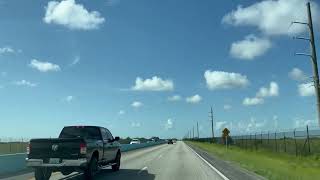 Driving to Bahia Honda State Park.