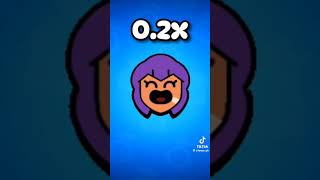 Шелли на 100 скорости #brawlstars #brawlstar