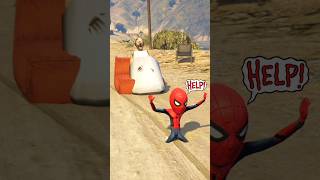 Granny Ne Spiderman Kid ko Kidnap kiya #gta5 #shorts