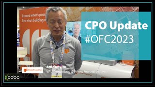 Anthony Yu of GlobalFoundries at OFC 2023