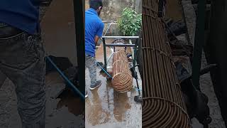 How to clean 200TR water cooled chiller machine Evaporator tube.