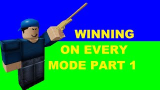 Winning on every mode part 1 (Roblox Arsenal)