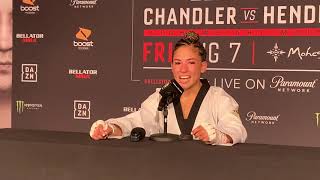 Bellator 243: Valerie Loureda will keep posting Tik Toks, emotional in KO victory