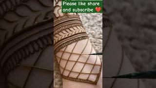 Easy mehndi design#mehandi#mehandidesign#art#calligraphyart#shortsfeed#shorts_