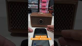 TEST SUARA SPEAKER KISONLI G2 RETRO CLASSIC #speakerbluetooth  #kisonli  #speakerbluetoothterbaik