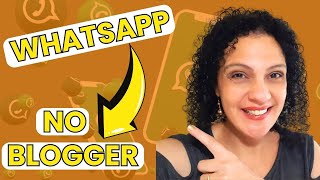 WHATSAPP NO BLOGGER SEM MEXER NO HTML!  MUITO SIMPLES!!