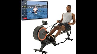 Review Women\u2019s Health Men\u2019s Health Bluetooth Dual Handle Rower