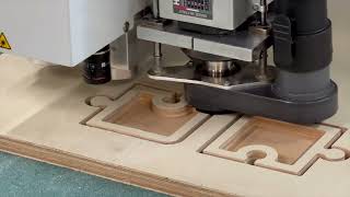 Colex SharpCut SXC1732 | Wood Cutting with 3HP Router | Birch Puzzle Piece Bowls