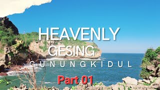 Keindahan Pantai Gesing Part 1 || Pesona Gunungkidul @Emak_Petualang