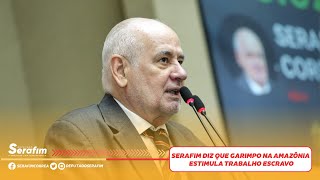 Serafim diz que garimpo na Amazônia estimula trabalho escravo