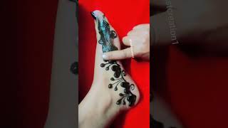 Beautiful leg Mehndi reverse।। latest foot mehndi design।। easy leg mehndi design