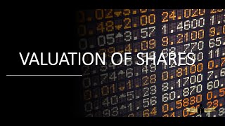 CMA Final - Valuation of Shares Part 4