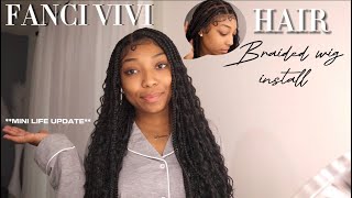 Most Realistic Full Lace braided wig I've ever seen! Ft. Fancivivi + LIFE UPDATE*life been life-ing*