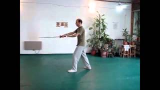 Forma 18 de espada estilo Yang. Tai Chi Chuan