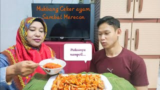 Mukbang ceker merecon 1 kg‼️ pedes nya enak banget🔥