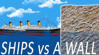 SHIPS vs A WALL | Floating Sandbox