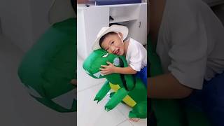 Walking Dinosaur in the house! Our very own baby dino 🦖😍🥰