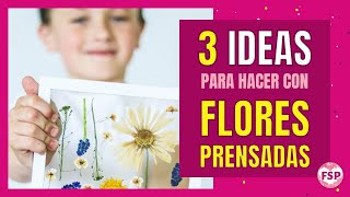 💡 3 IDEAS para hacer con FLORES PRENSADAS. #flores🌸 #manualidades #floressecas #floresdebach #ideas