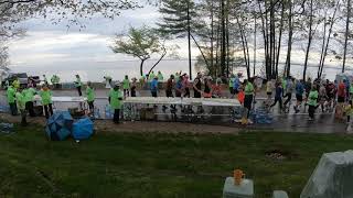 2019 Bayshore Marathon aid station time lapse