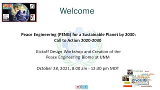 01  Welcome - Peace Engineering for a Sustainable Planet Workshop