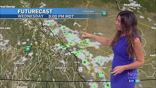 Danielle Savoni - CTV News Calgary - Weather - Tuesday, August 13, 2024.