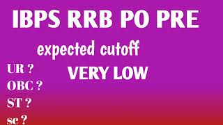 ibps rrb po pre analysis