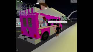 Lisa Soft Ice Cream Truck in brookhaven roblox!