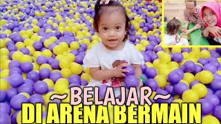 SARANA BELAJAR SI KECIL DI ARENA BERMAIN || BERMAIN  SAMA ANAK || MANFAAT BERMAIN UNTUK KECERDASAN