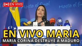 🔥URGENTE! HABLA MARIA CORINA MACHADO Protesta de la OPOSICION VENEZOLANA en Contra de MADURO