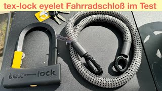 tex-lock eyelet Fahrrad- & Motorrad Sicherheitsschloss mit ART ***