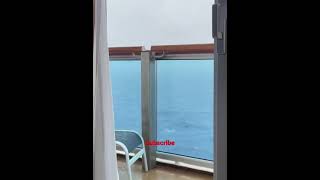 The Balcony to the sea #shors #short #cruise #cruiseship #balcony #ocean #sea #travel #vacation#trip