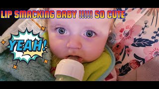 LIP SMACKING CUTE BABY!!!!!😁😁❤️❤️😍😍😂😂💗