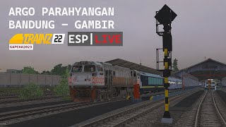 [HD] ARGO PARAHYANGAN BANDUNG - GAMBIR | TRAINZ SIMULATOR INDONESIA