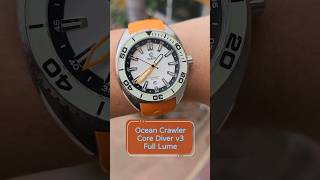 Ocean Crawler Core Dover v3 Full Lume #wotd #watches #watchreviews #wristwatch #divewatch