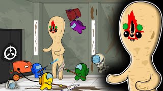 AMONG US vs. SCULPTURE | SCP-173 | SCP Foundation | 어몽어스 VS SCP-173 | Toonz Animation