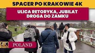 Spacer po Krakowie - ulica Retoryka - Jubilat - Droga do Zamku na Wawelu - Wawel Castle Krakow 🐉🏰