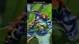 🐸🌈 Poison Dart Frogs: Colorful and Deadly! #PoisonDartFrog #Wildlife