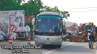 Yutong Luxury AC Bus Using For Special Tours & Tourism In Sri Lanka