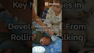 Key Milestones in Infant Development: From Rolling to Walking" #short #ytshorts  #baby  #newborn