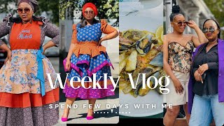 Weekly vlog | lunch with my friends | Dress and apron photoshoot | Church | Visiting Mafaku’s baby