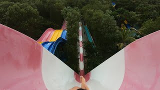 Mega Drop Water Slide At Escape Theme Park Penang