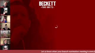 Beckett for Unite Manifesto Launch