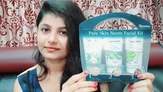 Himalaya  Pure Skin Neem Facial Kit Review | Facial for acne prone oily skin at home for teenagers