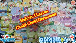 Unboxing Choki-Choki Doraemon sisaan 1 karton dari video Mr. Choki-Choki