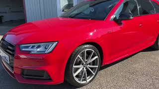 AUDI S4 3.0TFSI QUATTRO AVANT finished in Tango Red Metallic with contrasting Rotor Grey leather