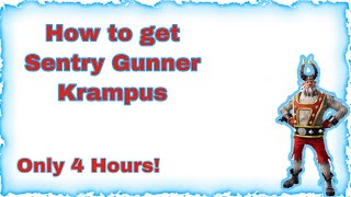 How to beat Krampus Krazies and earn Sentry Gunner Krampus FAST  | Fortnite Save The World