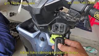 servis perbaikan Honda vario kontak keyless nya loss doll slek muter terus