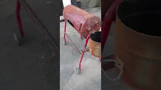 PARRILLA Y CARRO FABRICADOS CON MATERIALES RECICLADOS ⚒💪🏻😎👍🏻🔥