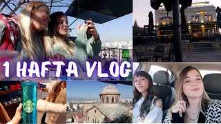 BENİMLE 1 HAFTA VLOG | HADİ GEZELİİM | ÜNİVERSİTEDE 1 GÜNÜM