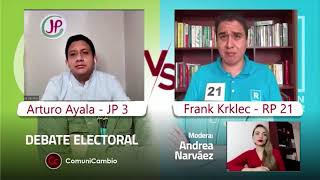 Frank Krklec llama "vacuna maoista" a la sinopharm 🙄 - En debate con Arturo Ayala #JP3